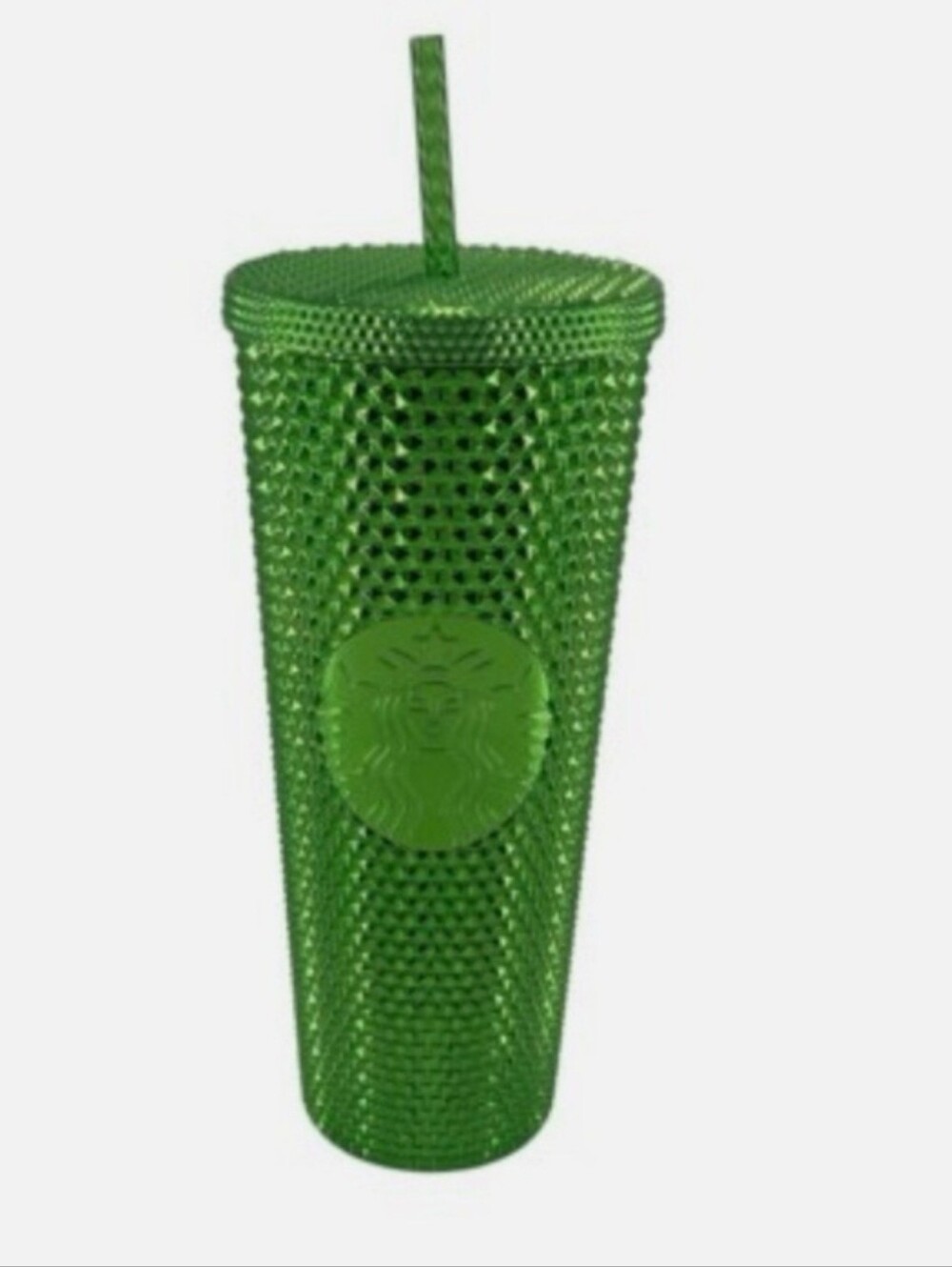 Starbucks Green Studded Reusable Cup with Straw